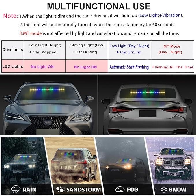 Solar Powered Wireless Foldable Road Safety Signal For Car - SKARVA