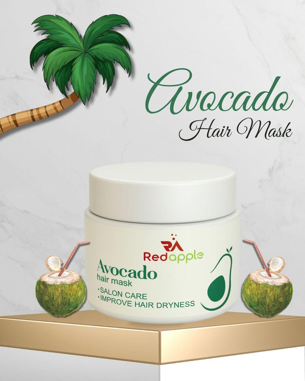Avocado Hair Mask (Pack of 1) - SKARVA