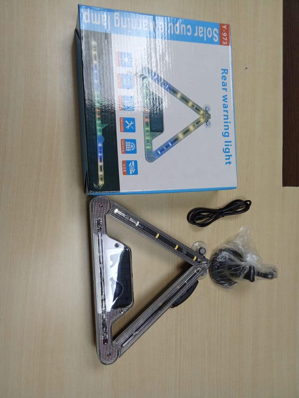 Solar Powered Wireless Foldable Road Safety Signal For Car - SKARVA